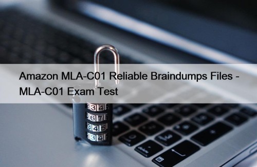 Amazon MLA-C01 Reliable Braindumps Files - MLA-C01 Exam Test